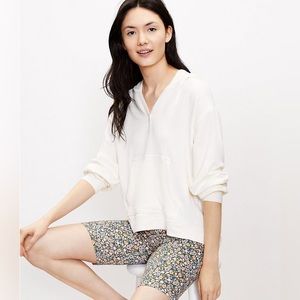 Lou & Grey White Cream Signature Softblend Hoodie XS